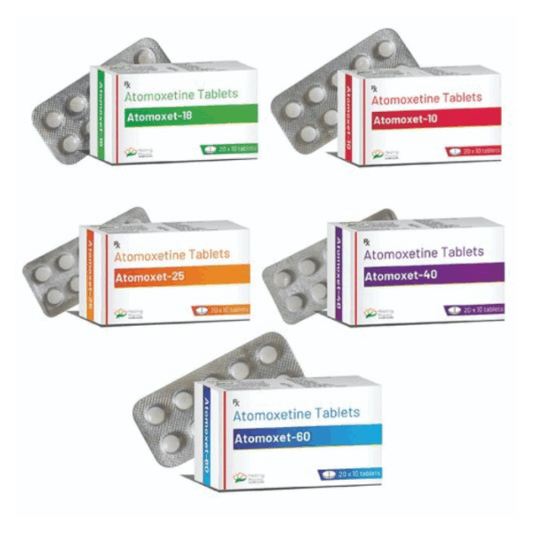 ATOMOXET Tablets (Atomoxetine) – ADHD & Focus Support (10mg, 18mg, 25mg, 40mg)