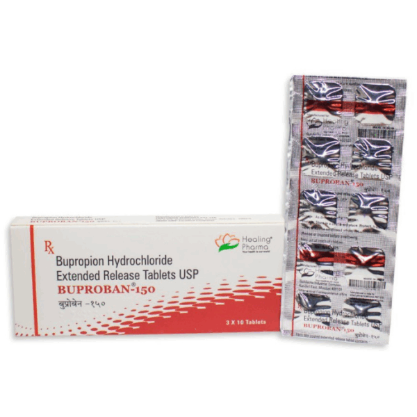 BUPROBAN 150 MG (Bupropion) – Antidepressant & Smoking Cessation Aid
