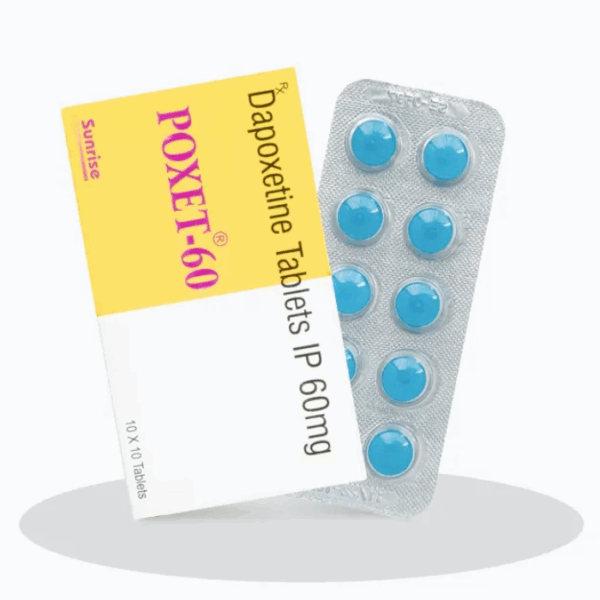 Poxet Tablets (Dapoxetine) – Fast Acting Solution for Premature Ejaculation (30mg, 60mg, 90mg)